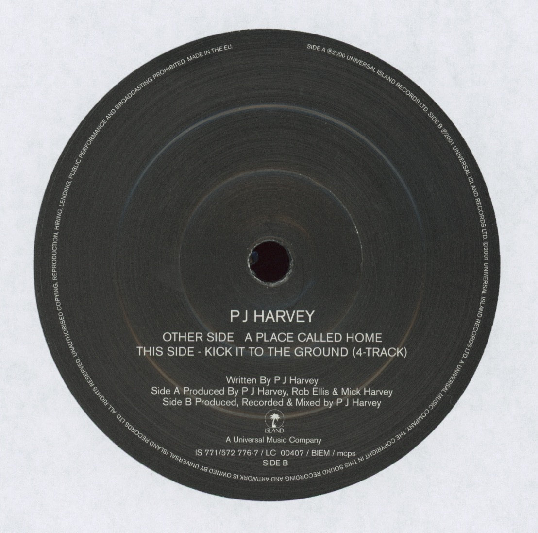 PJ Harvey - A Place Called Home on Island Limited Edition