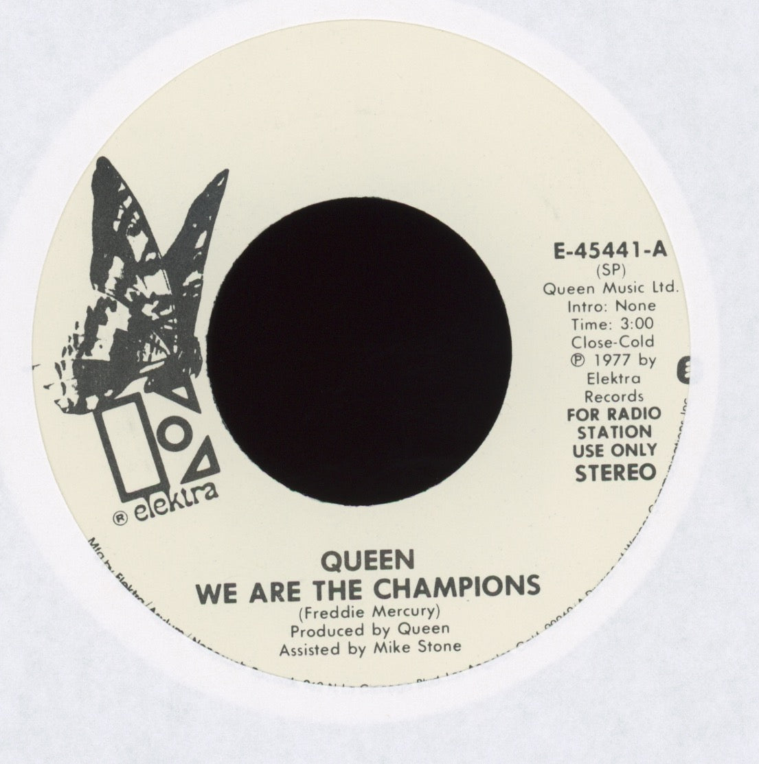 Queen - We Are The Champions on Elektra Promo