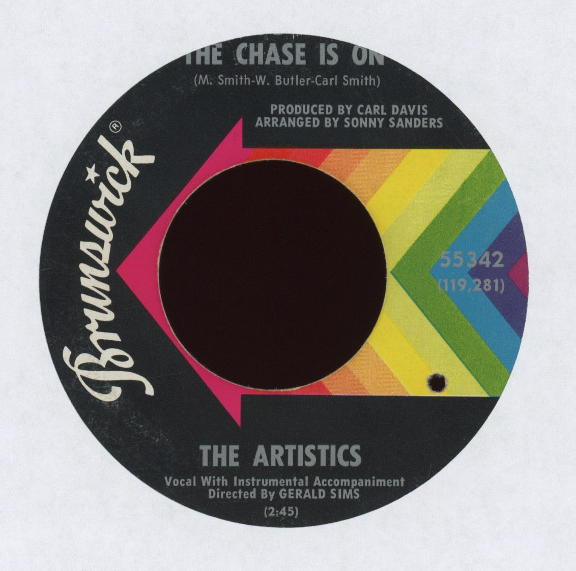 The Artistics - The Chase Is On on Brunswick