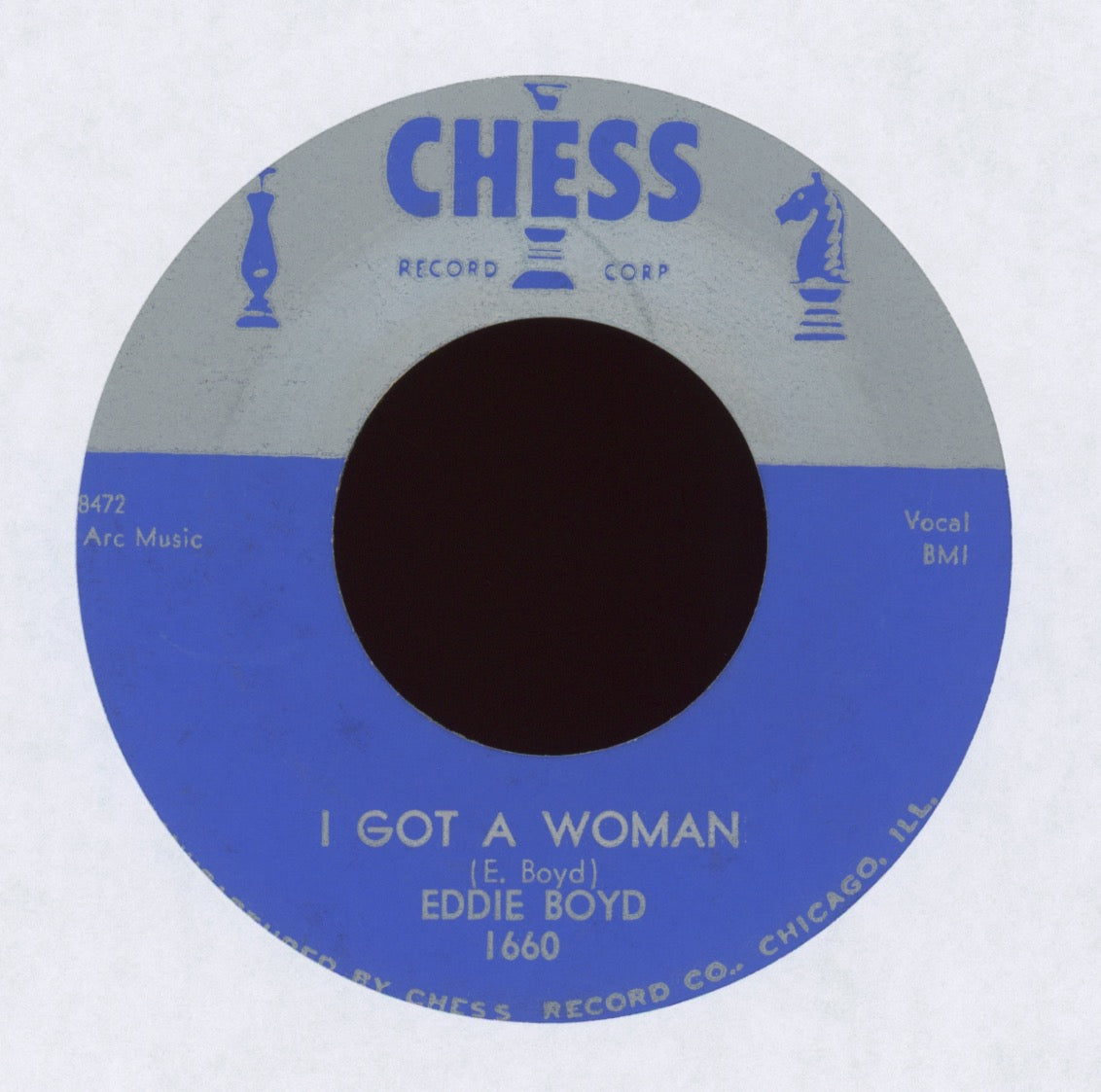 Eddie Boyd - I Got A Woman / Hotel Blues on Chess Silver Top