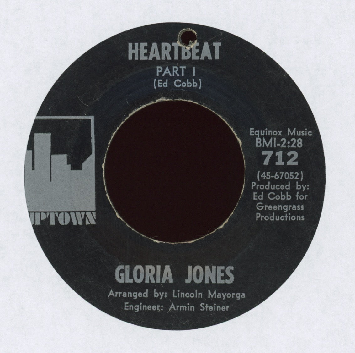 Gloria Jones - Heartbeat on Uptown