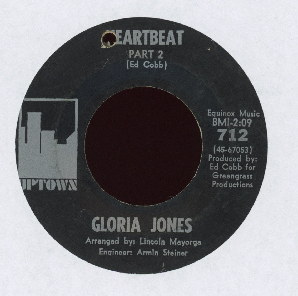 Gloria Jones - Heartbeat on Uptown