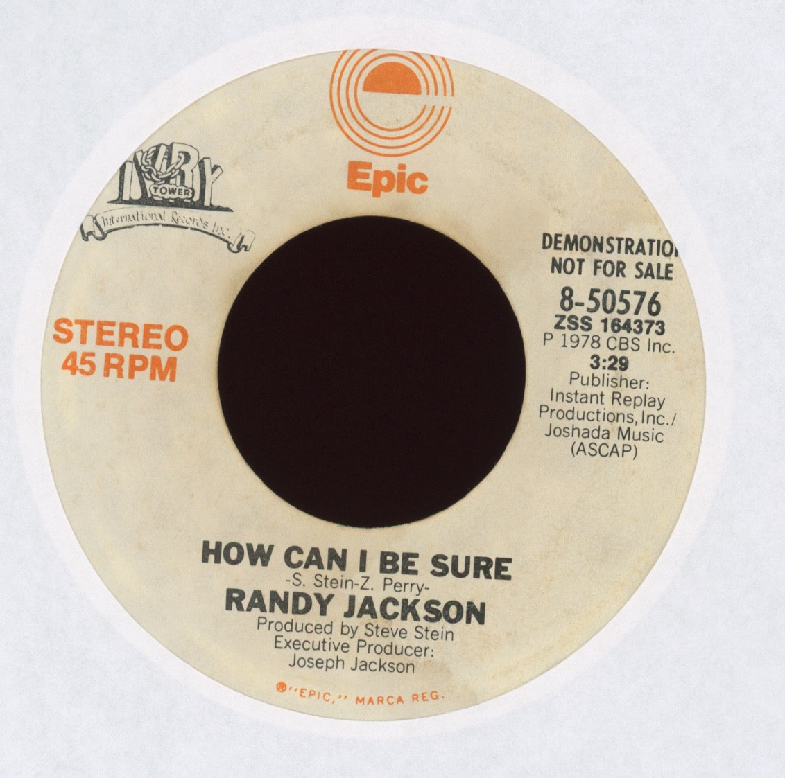 Randy Jackson - How Can I Be Sure on Epic Promo