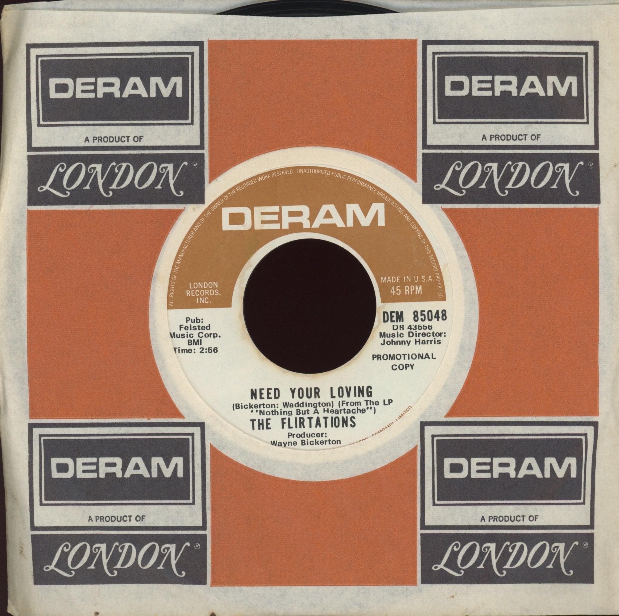 The Flirtations - Need Your Loving on Deram Promo