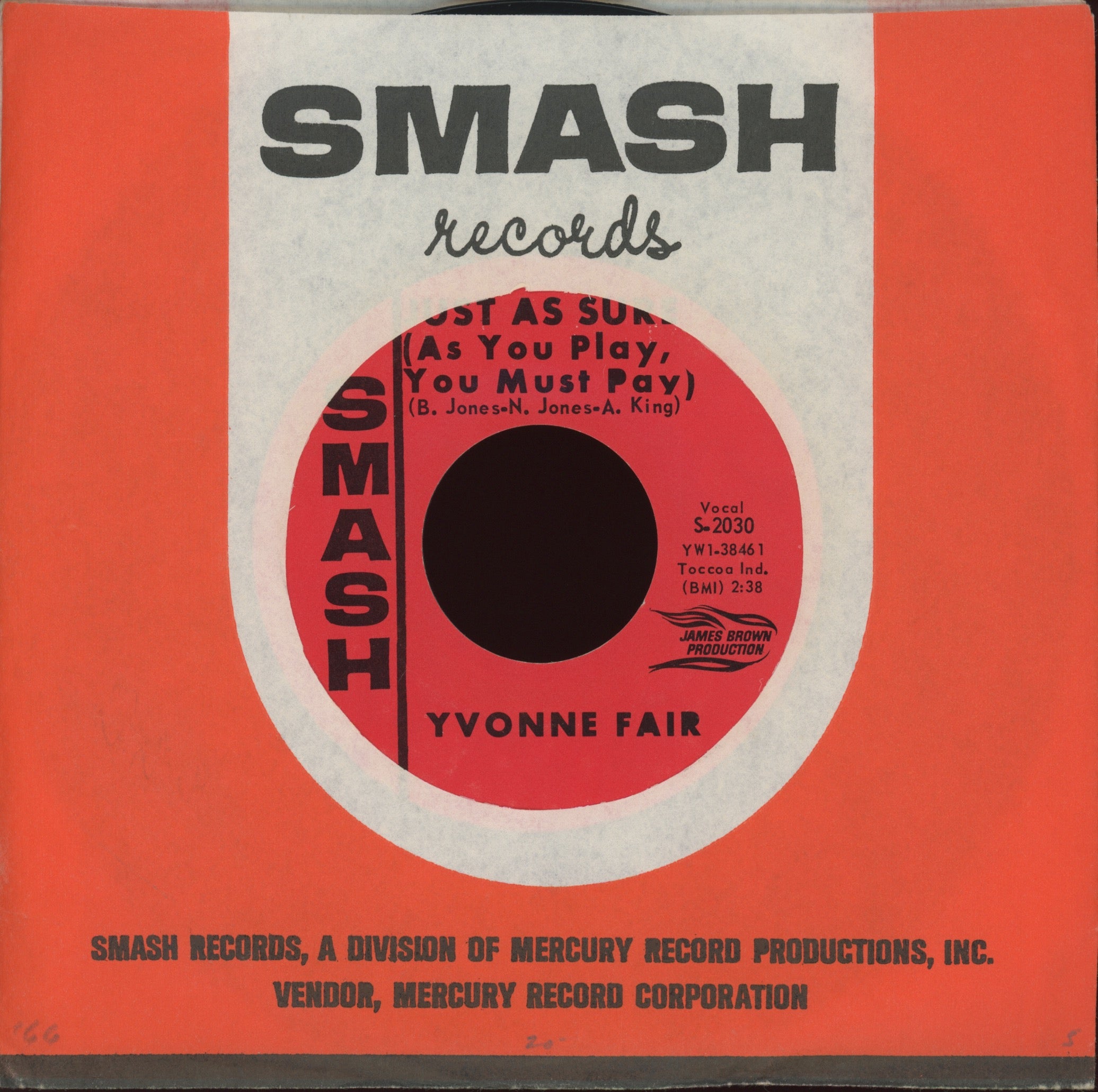 Yvonne Fair - Just As Sure As You Play You Must Pay on Smash