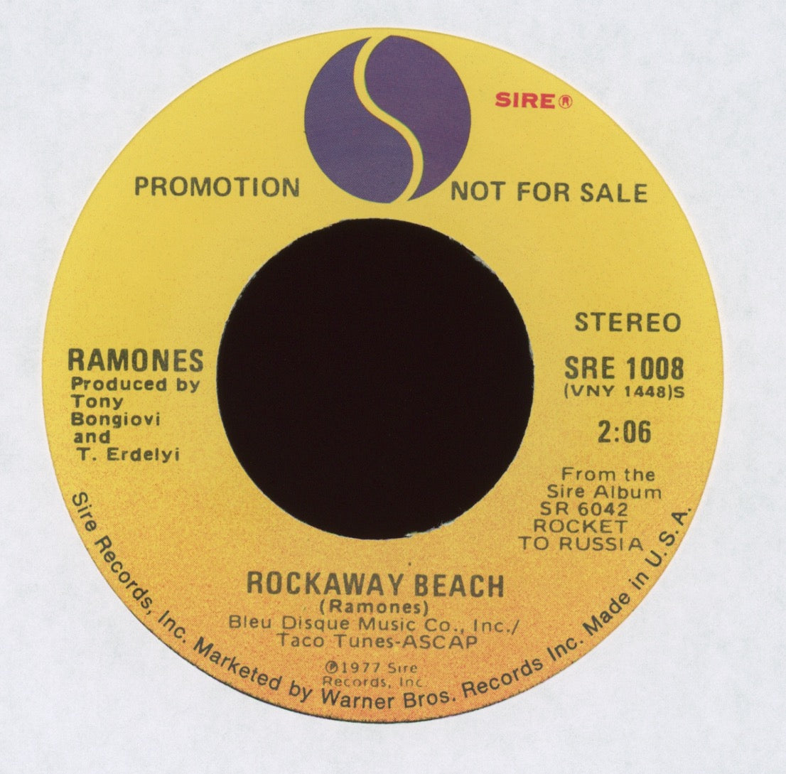 Ramones - Rockaway Beach on Sire Promo