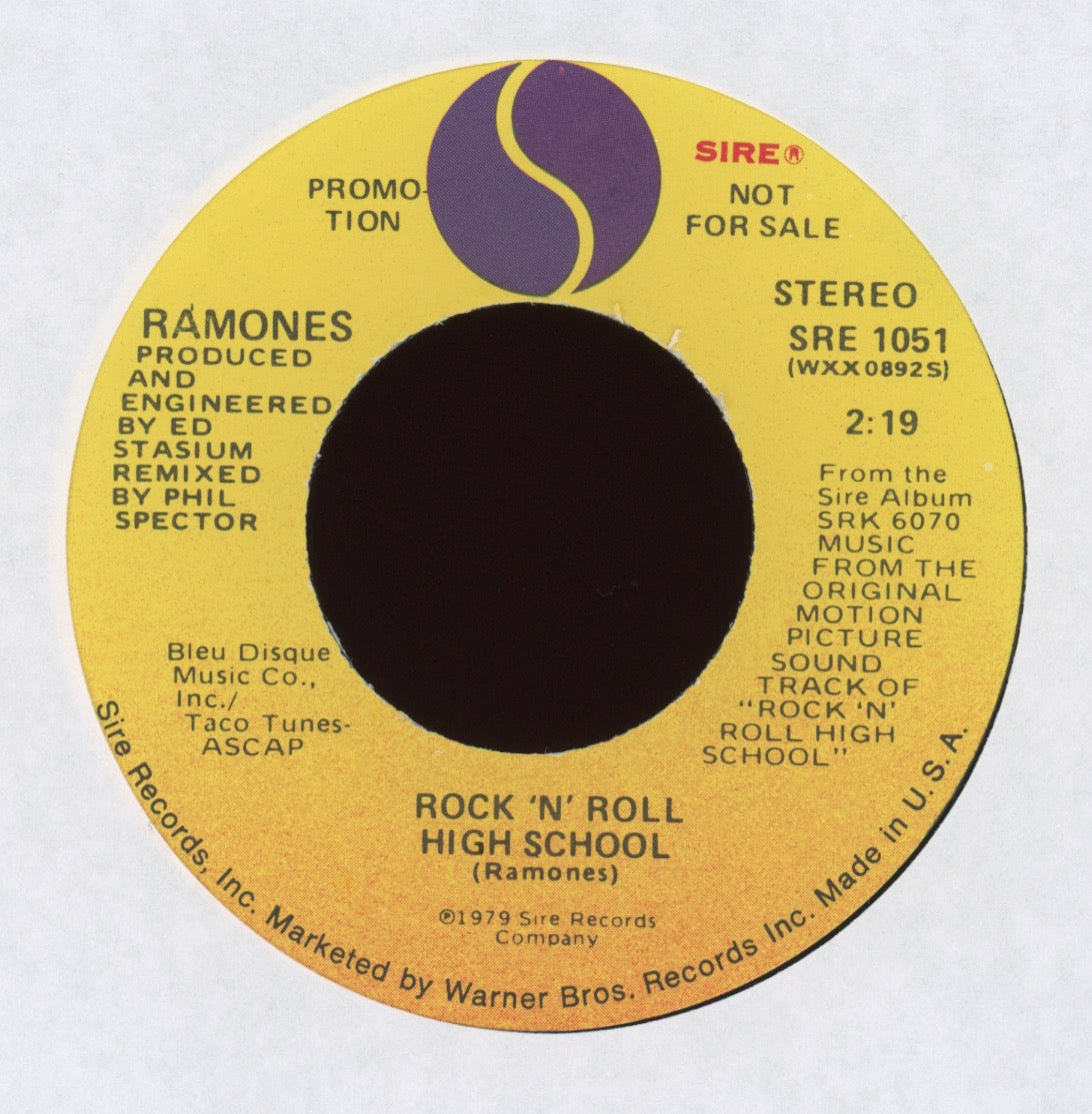 Ramones - Rock 'N' Roll High School on Sire Promo