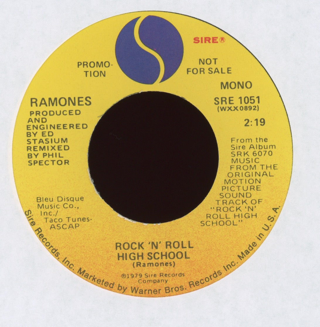 Ramones - Rock 'N' Roll High School on Sire Promo