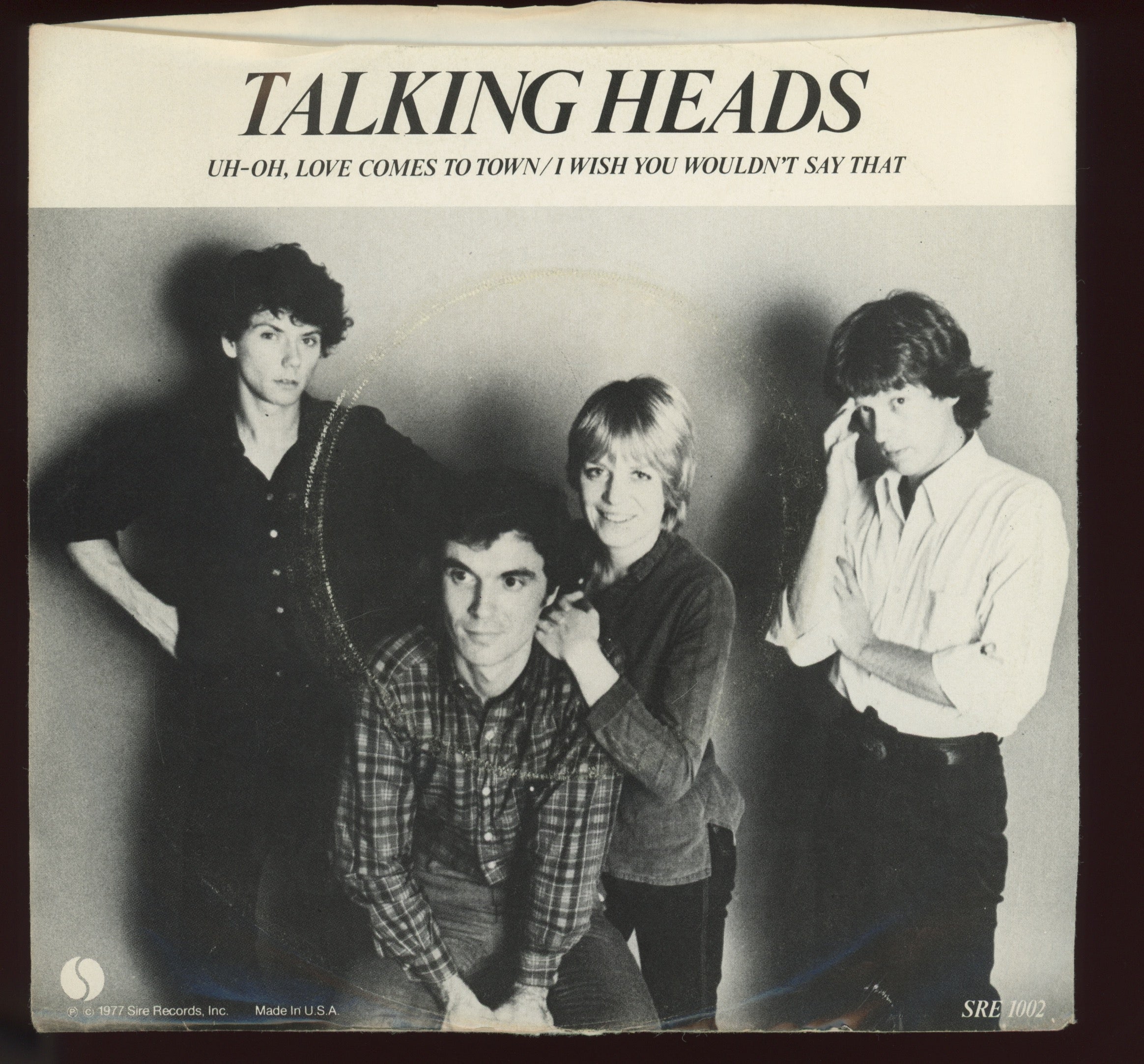 Talking Heads - Uh-oh, Love Comes To Town on Sire Promo