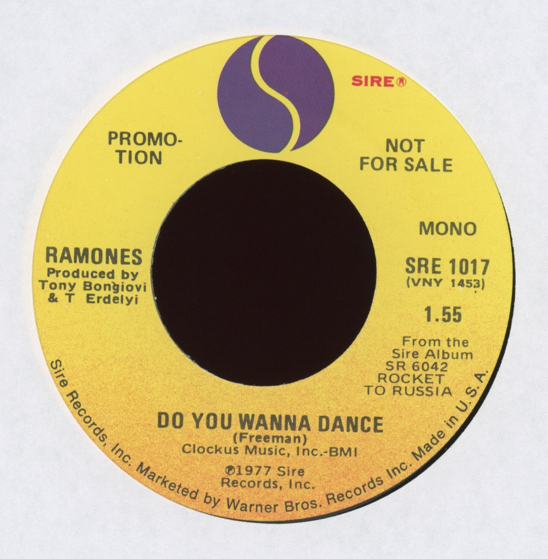 Ramones - Do You Wanna Dance? on Sire Promo