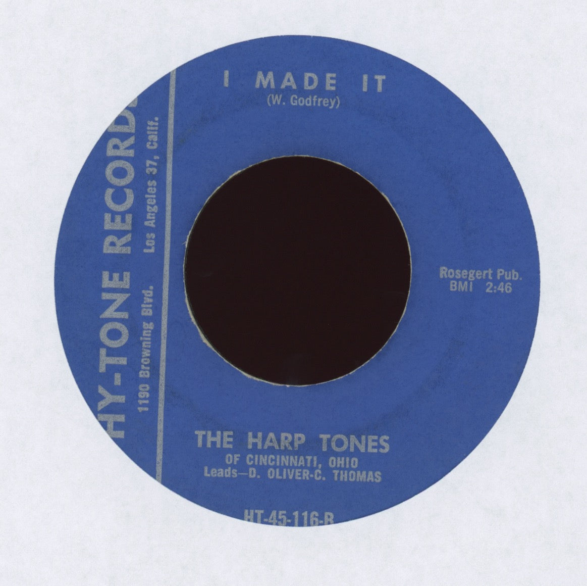 The Harp-Tones Of Cincinnati, Ohio - I Made It on Hy-Tone