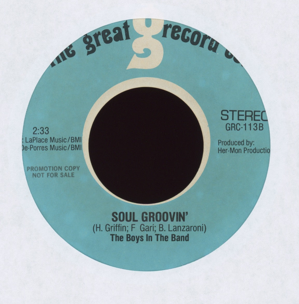 Hermone & The Boys in The Band- We Are The Boys In The Band on The Great Record Co