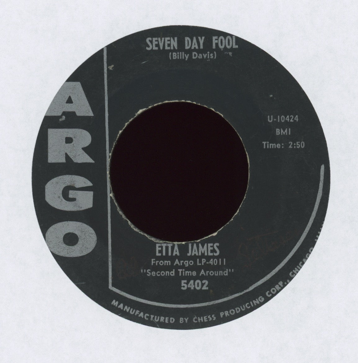 Etta James - Seven Day Fool on Argo