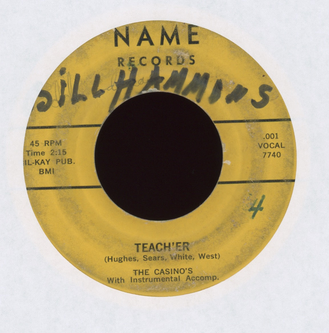 The Casinos - Do You Recall on Name