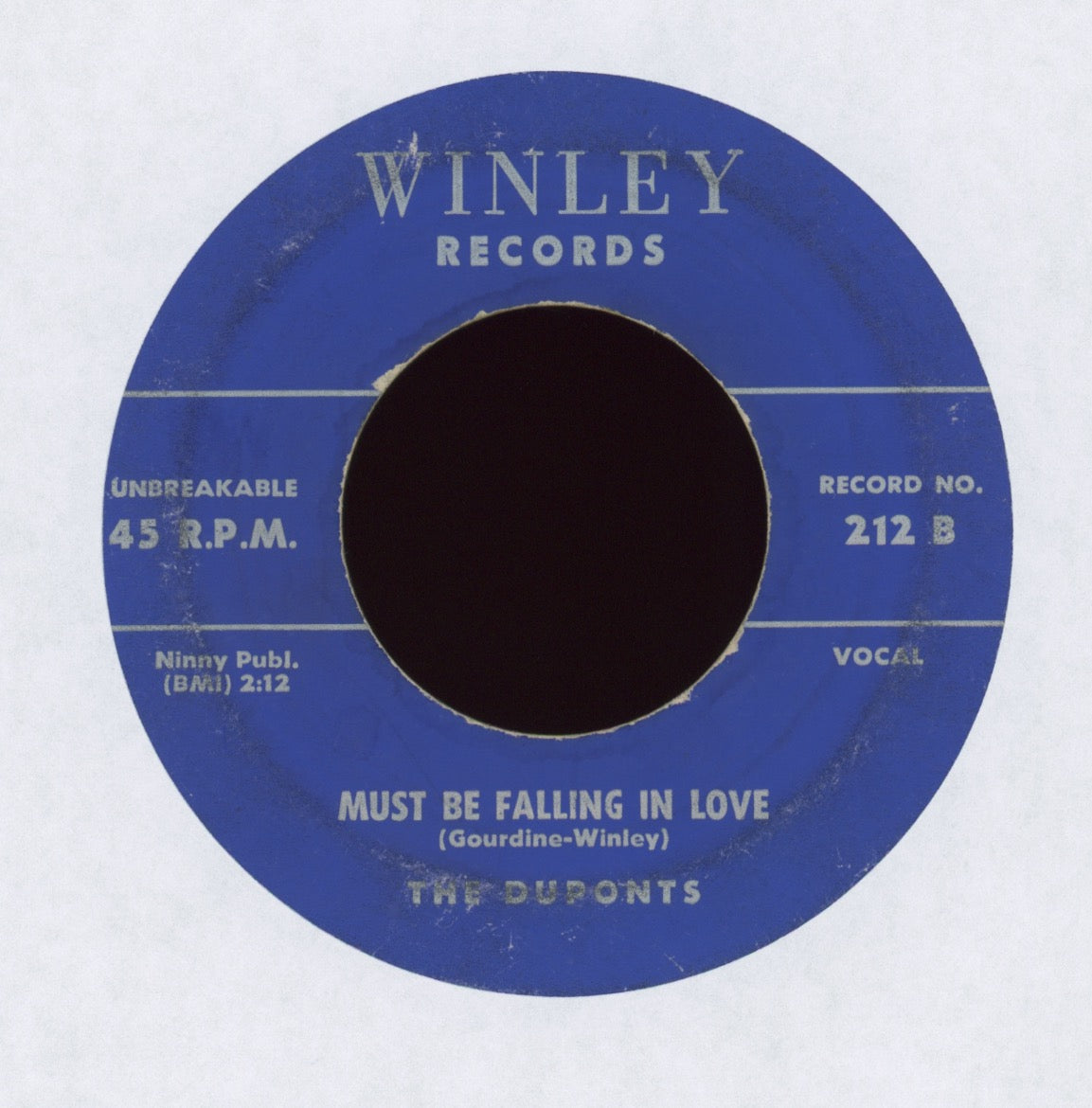 The Duponts - You / Must Be Falling In Love on Winley