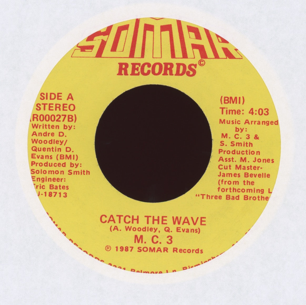 M.C.3 - Catch The Wave on Somar