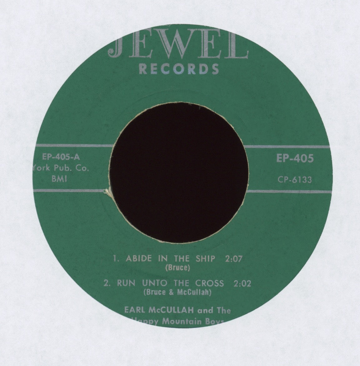 Earl McCullah & The Happy Mountain Boys - Abide In The Ship on Jewel EP
