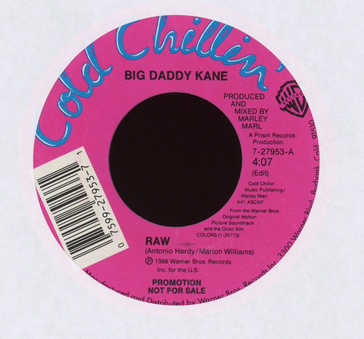 Big Daddy Kane - Raw on Cold Chillin' Promo