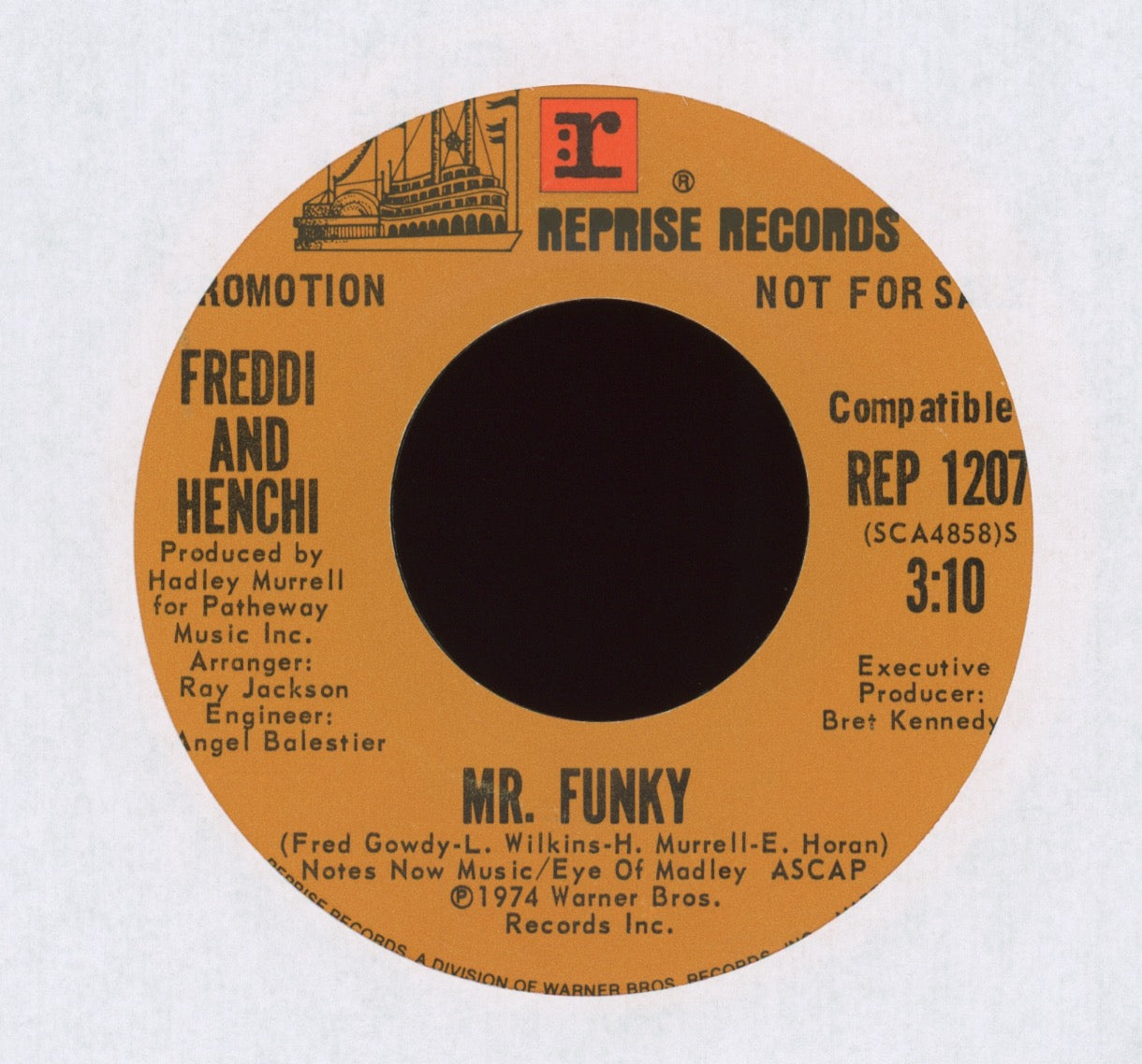 Freddi / Henchi And The Soul Setters - Mr. Funky on Reprise Promo