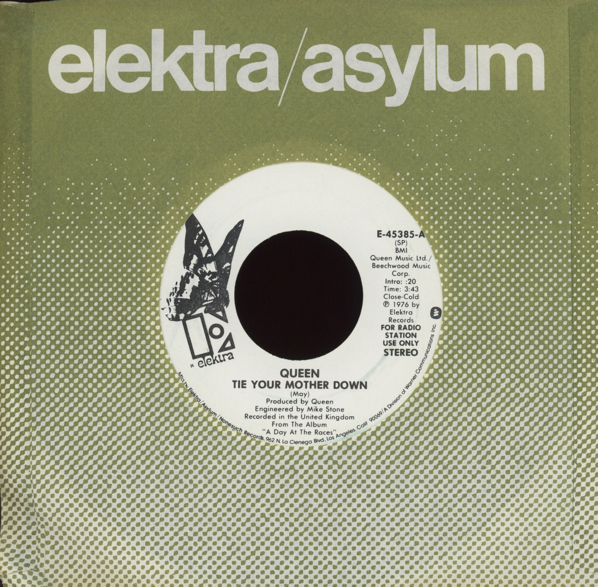 Queen - Tie Your Mother Down on Elektra Promo