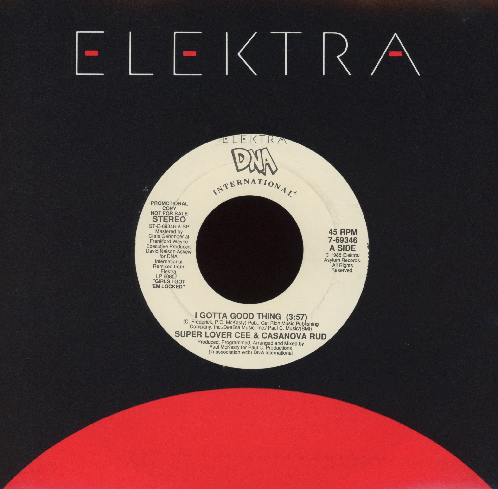 Super Lover Cee & Casanova Rud - I Gotta Good Thing on Elektra DNA Promo