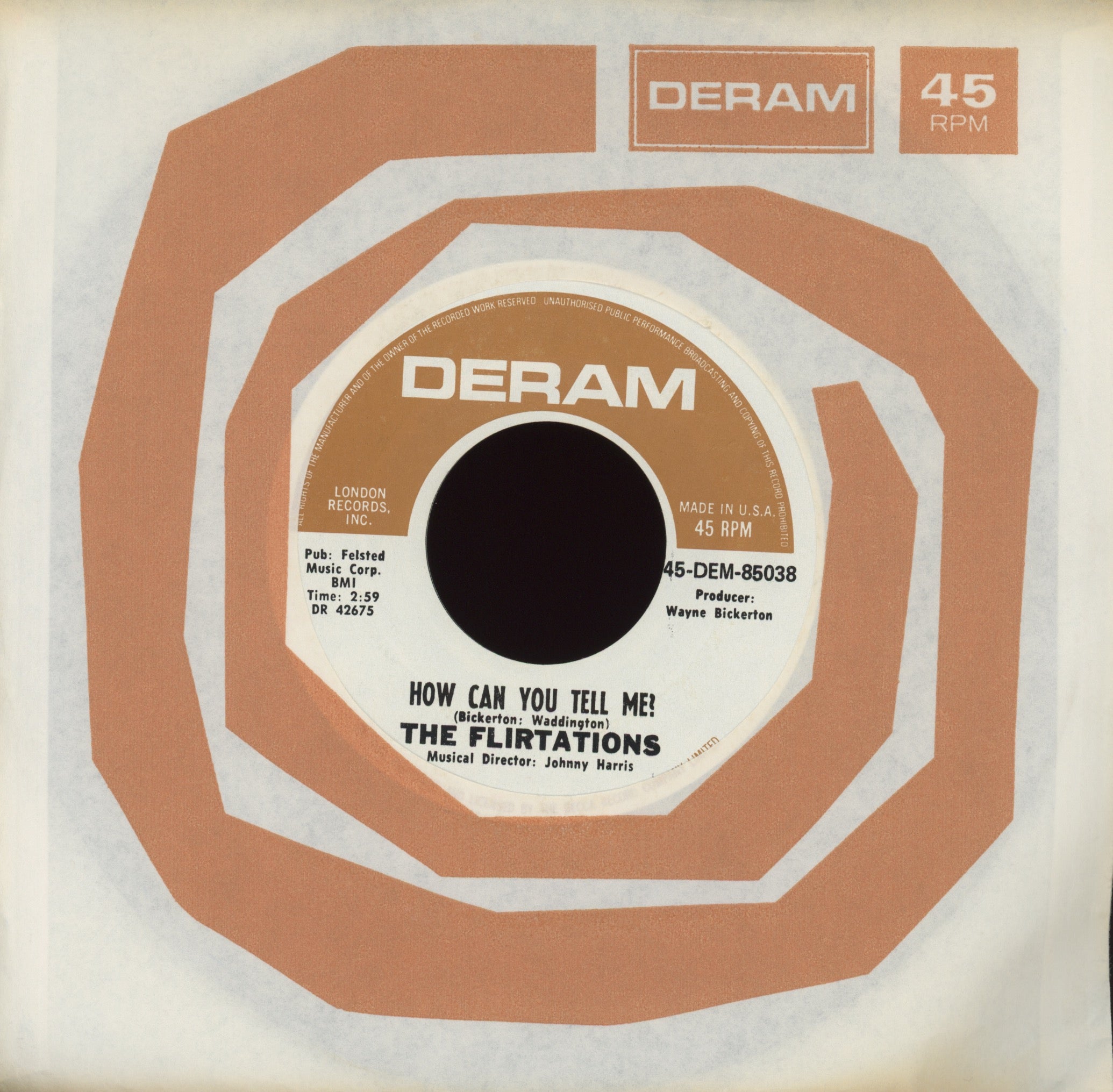 The Flirtations - Nothing But A Heartache on Deram