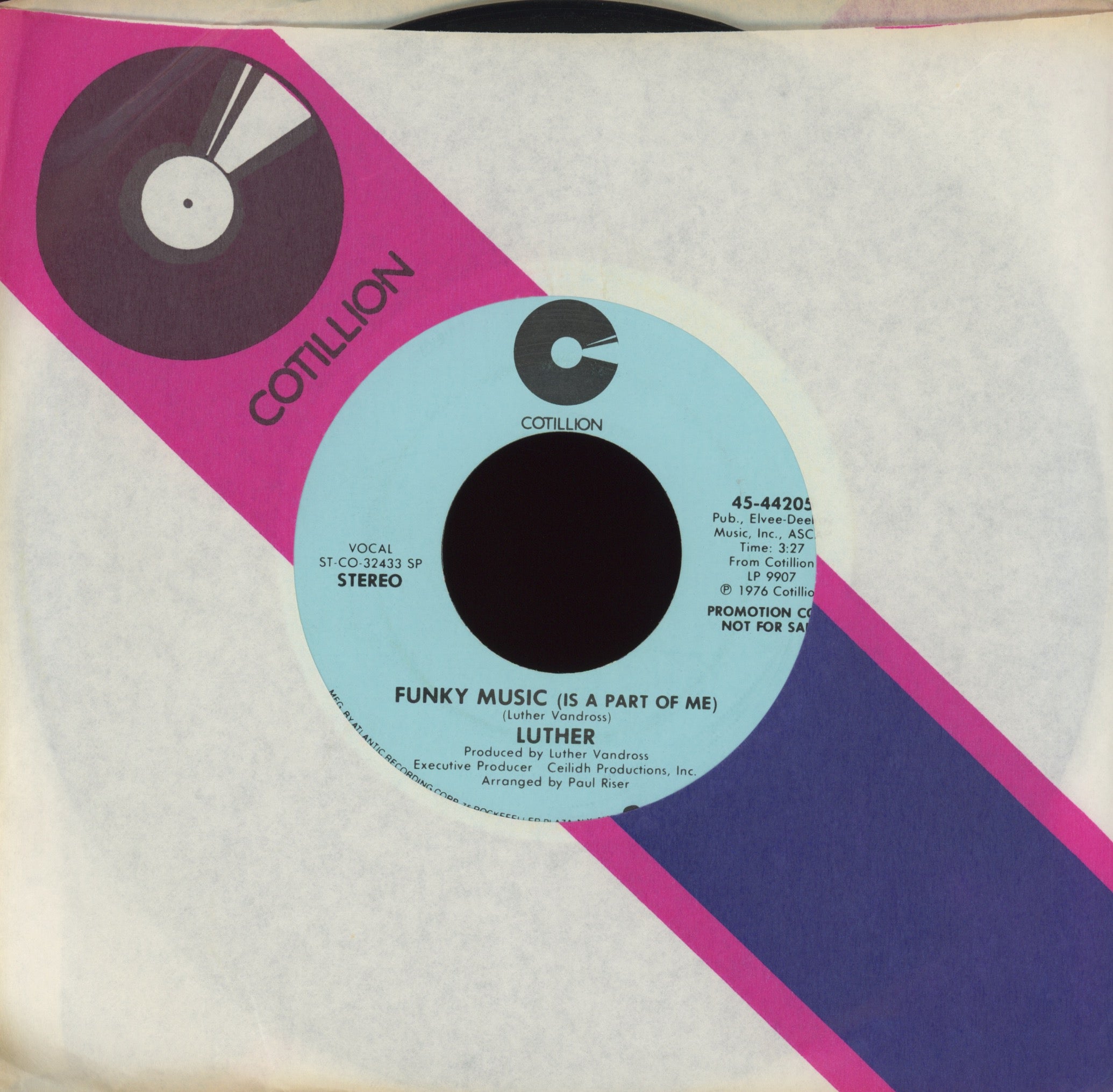 Luther - Funky Music (Is A Part Of Me) on Cotillion Promo