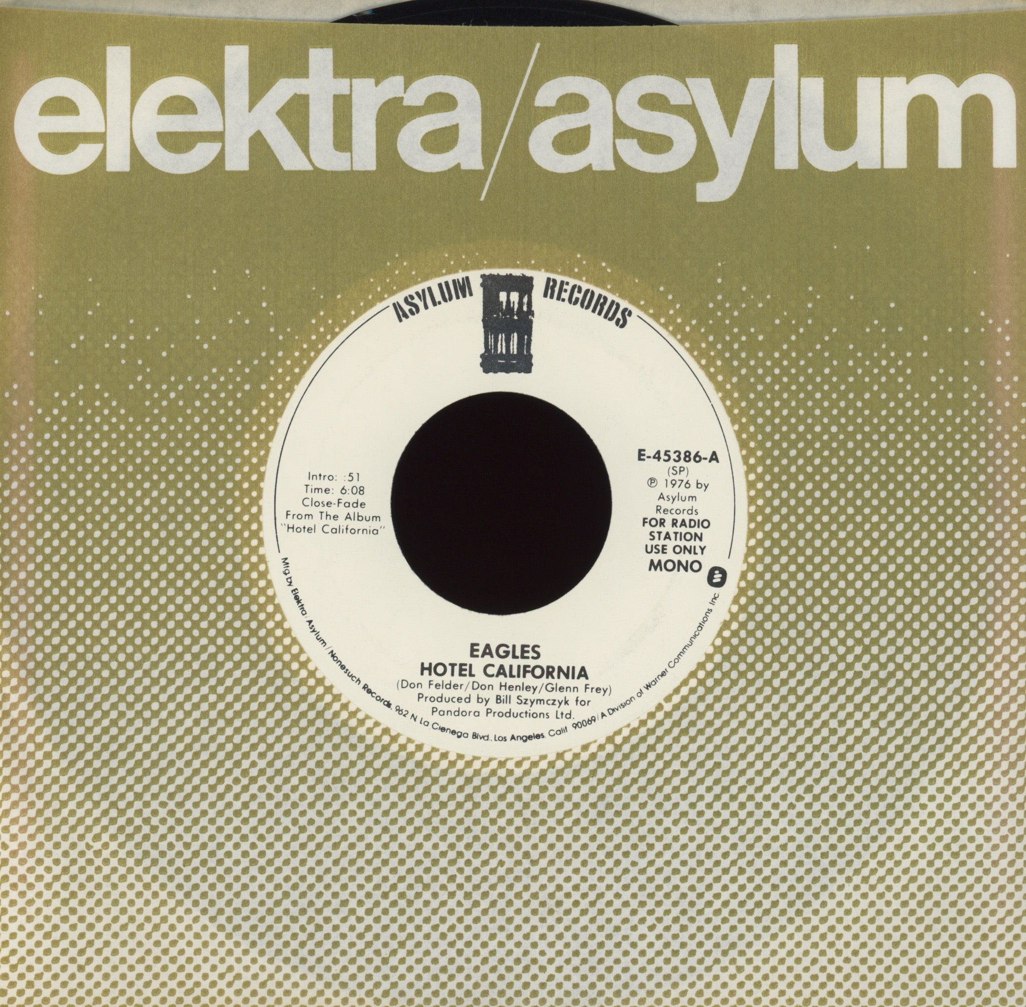 Eagles - Hotel California on Asylum Promo