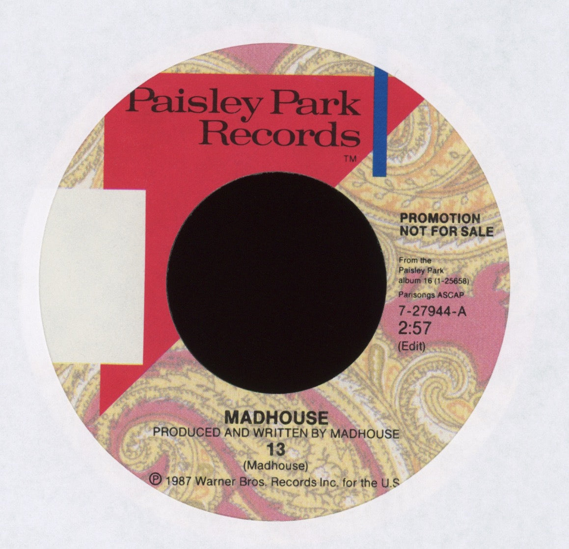 Madhouse - 13 on Paisley Park Promo