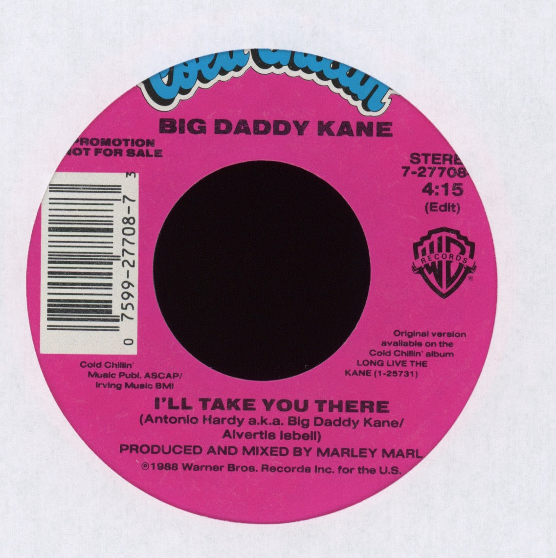 Big Daddy Kane - I'll Take You There on Cold Chillin' Promo