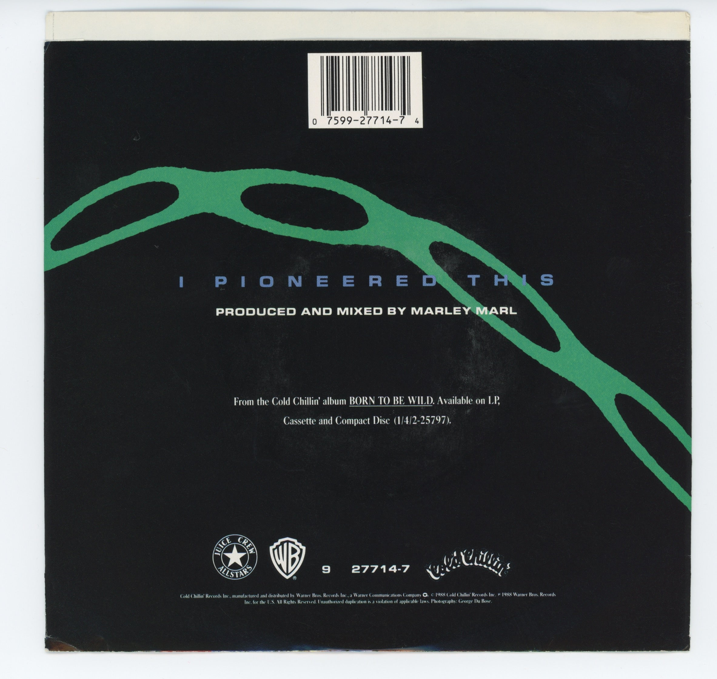 MC Shan - I Pioneered This on Cold Chillin' Promo