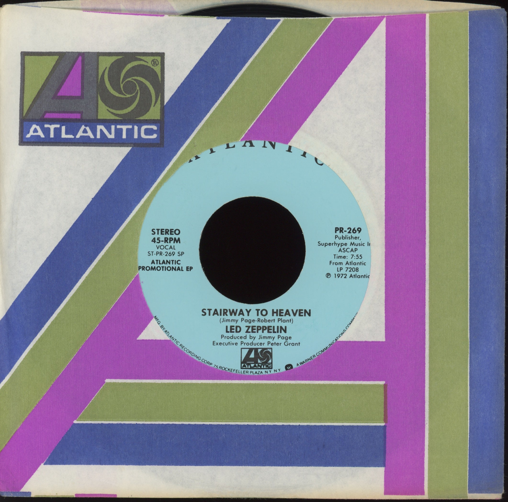 Led Zeppelin - Stairway To Heaven on Atlantic Rare Promo
