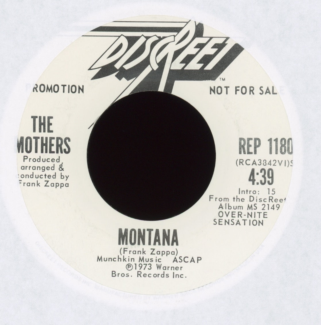 The Mothers -  Montana on Discreet Promo