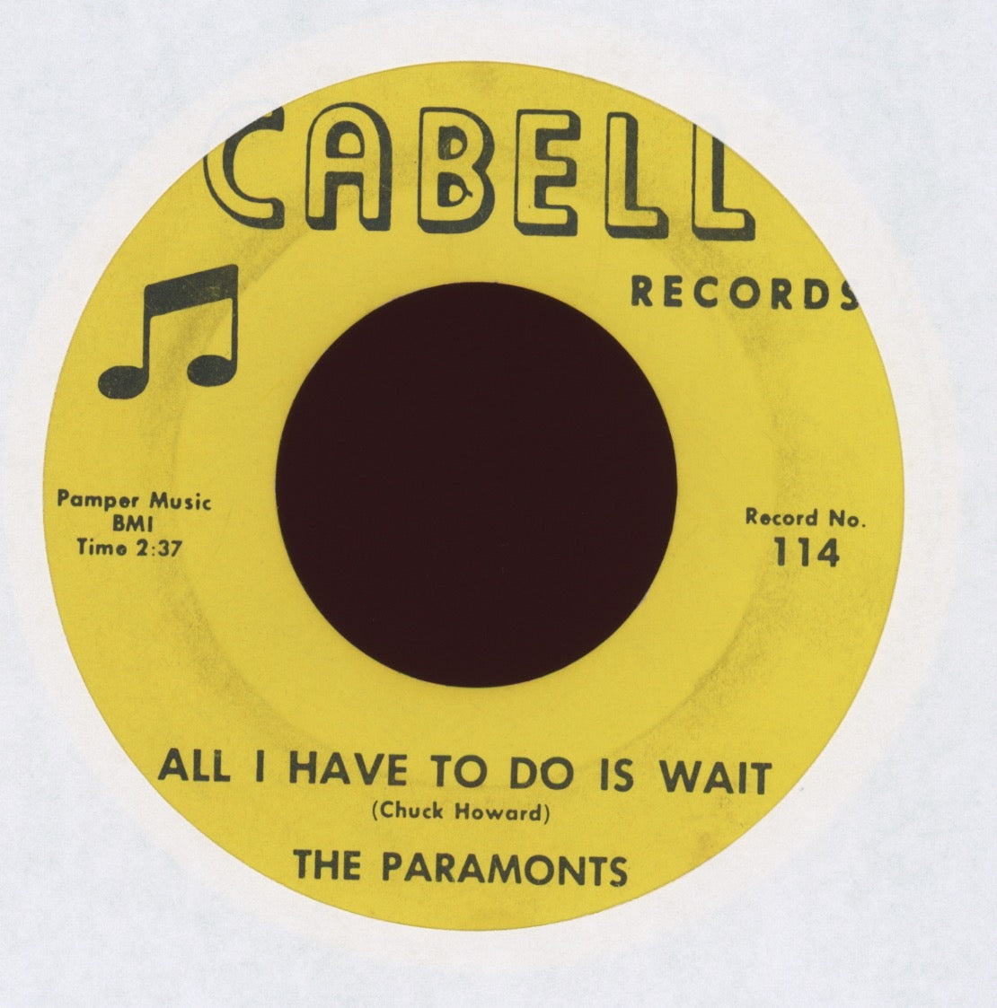 The Paramonts – Until I Met You on Cabell