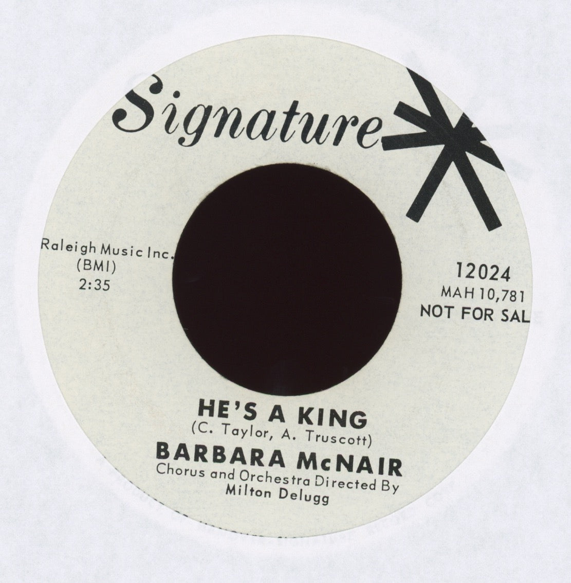 Barbara McNair - He's A King on Signature