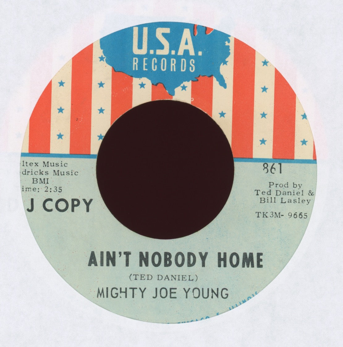 Mighty Joe Young - Ain't Nobody Home on U.S.A. Promo