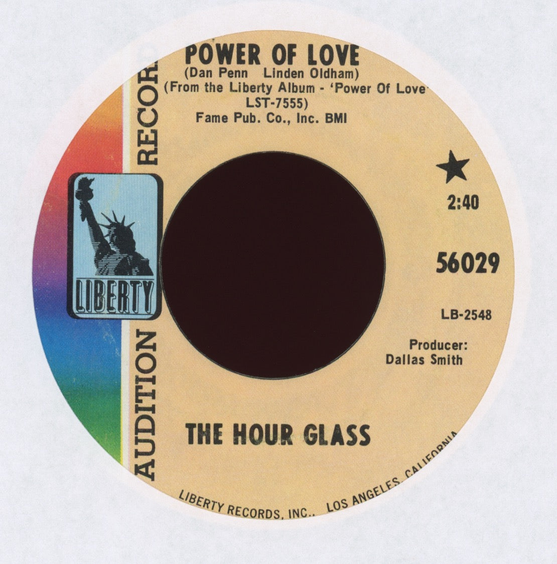 Hour Glass - Power Of Love on Liberty Promo Allman Brothers