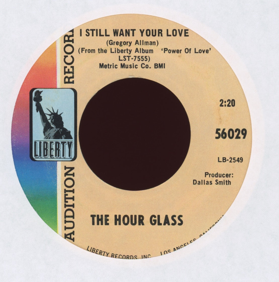 Hour Glass - Power Of Love on Liberty Promo Allman Brothers