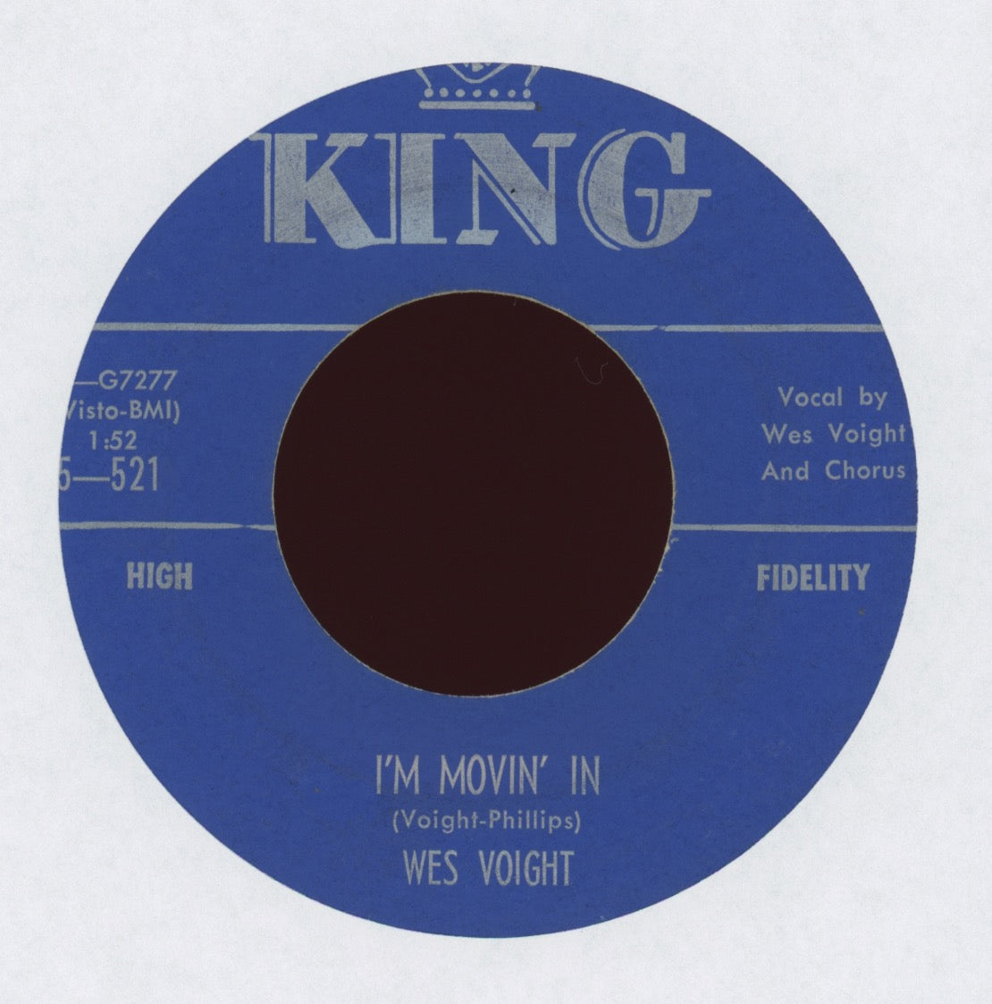 Wes Voight - I'm Movin´In on King