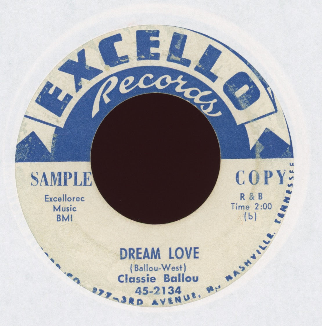 Classie Ballou - Hey! Pardner on Excello Promo