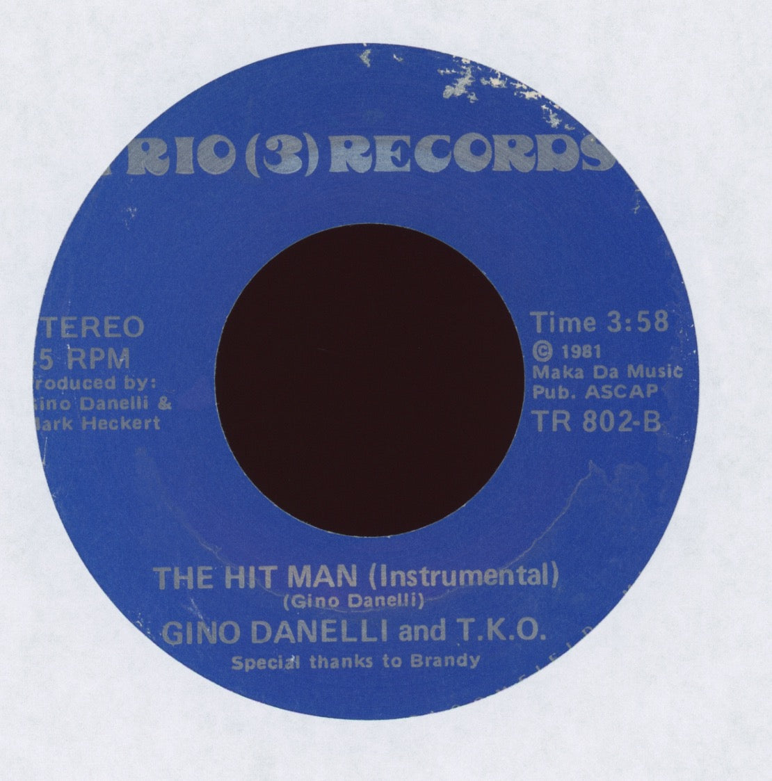 Gino Danelli & T.K.O. - The Hit Man on Trio 3