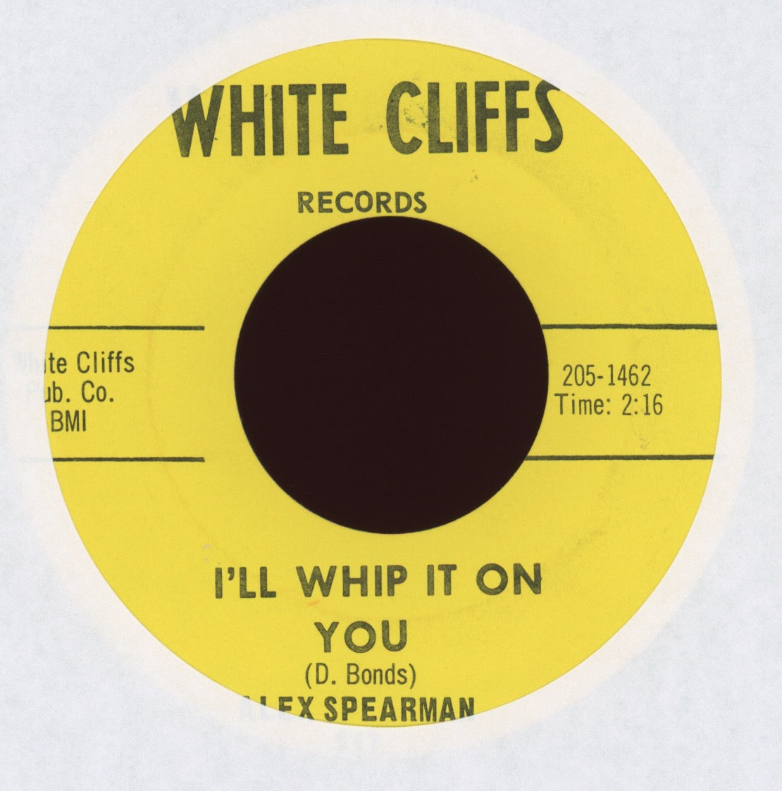 Alex Spearman - I'll Whip It On You on White Cliffs