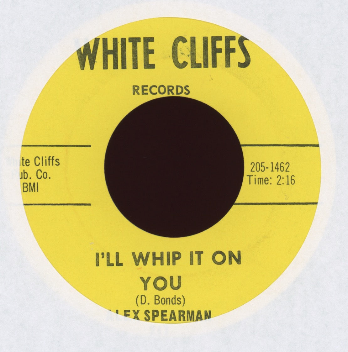 Alex Spearman - I'll Whip It On You on White Cliffs