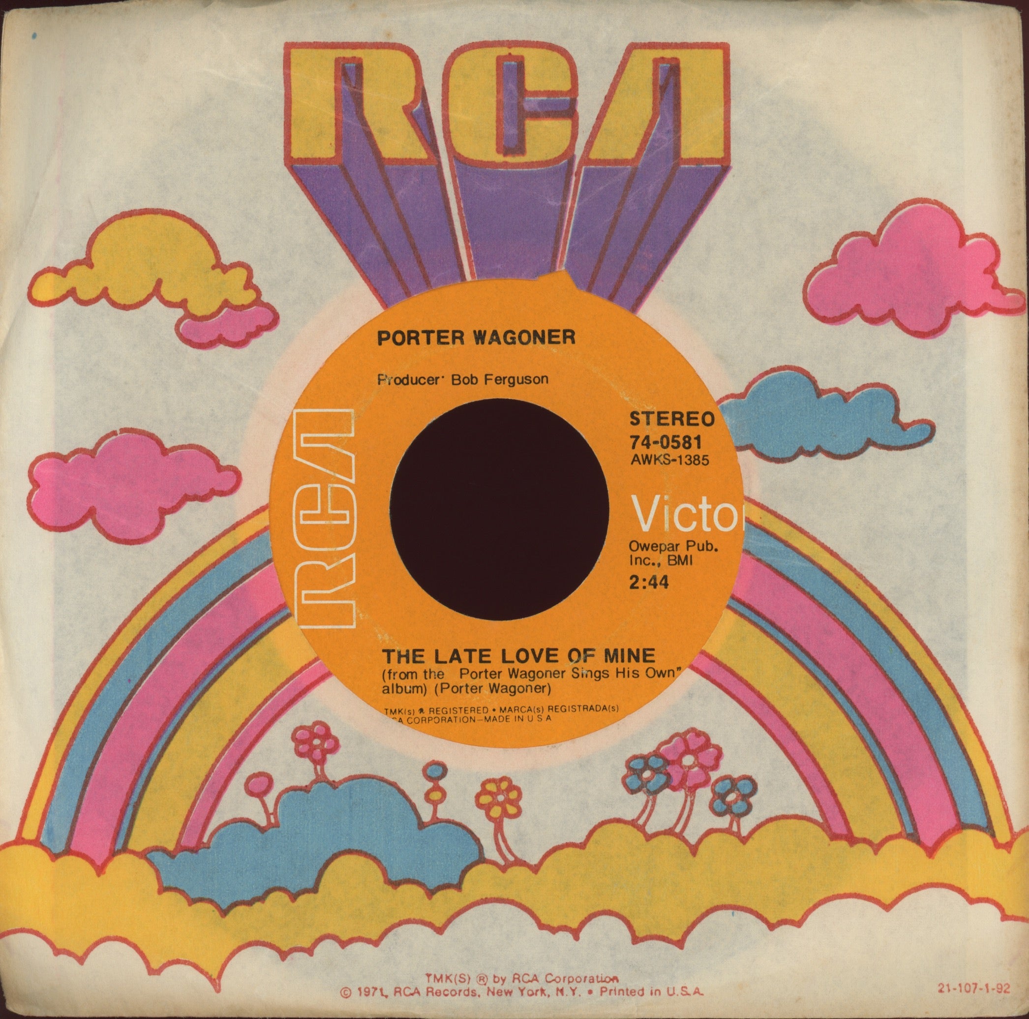 Porter Wagoner - The Rubber Room on RCA