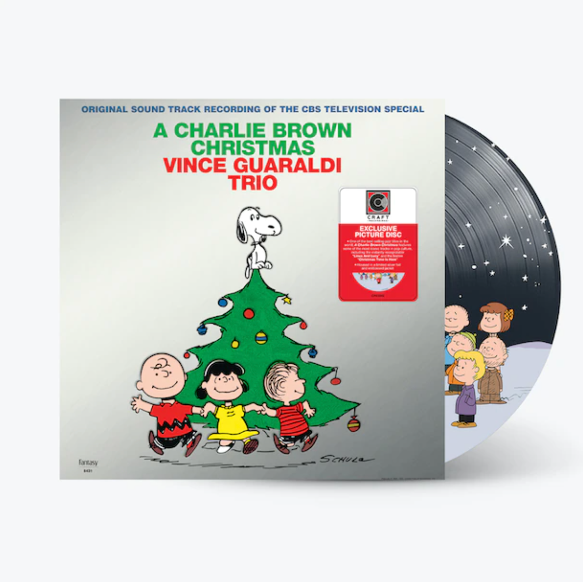Vince Guaraldi Trio - A Charlie Brown Christmas [Silver Foil Picture Disc]