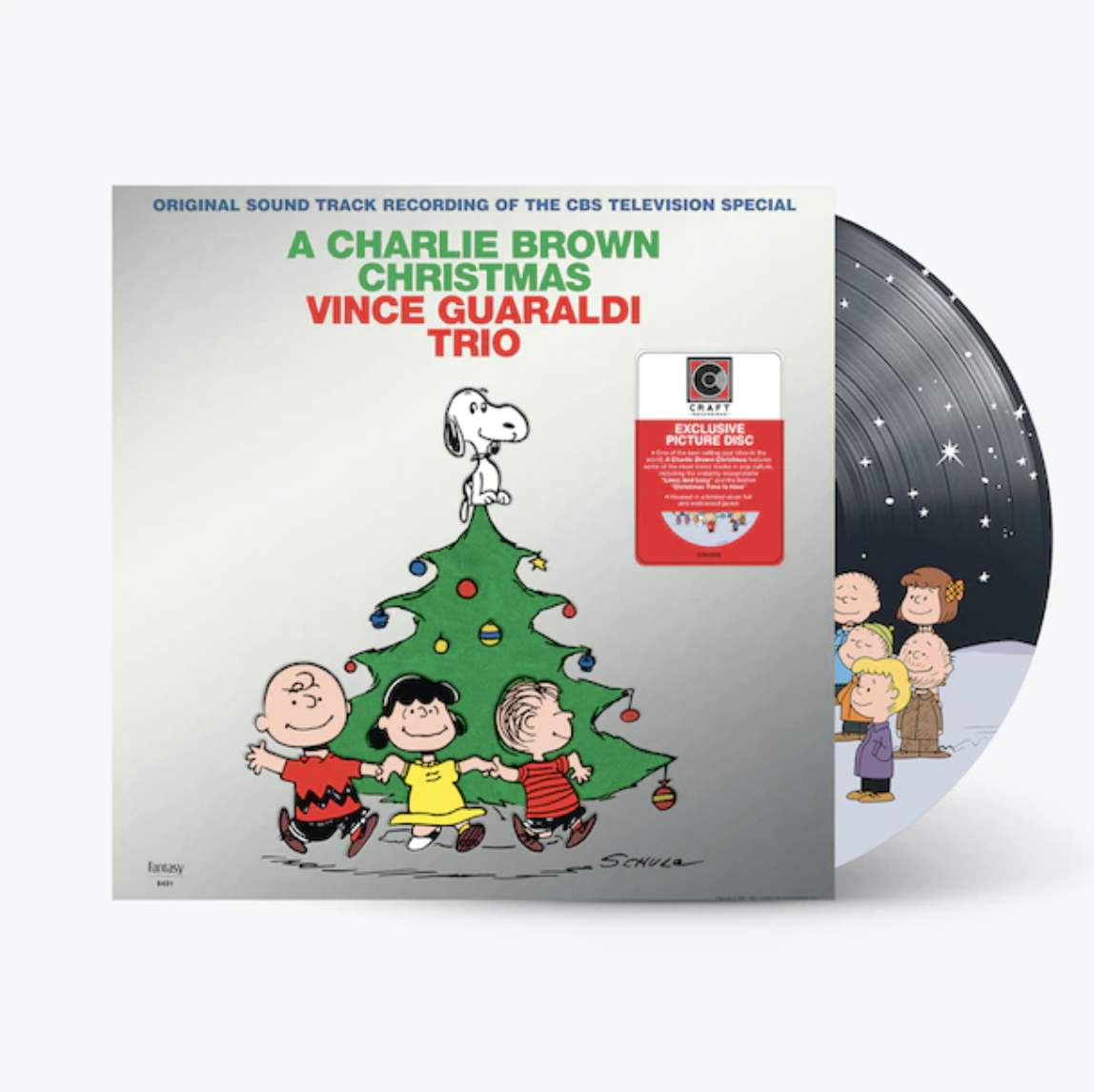 [DAMAGED] Vince Guaraldi Trio - A Charlie Brown Christmas [Silver Foil Picture Disc]
