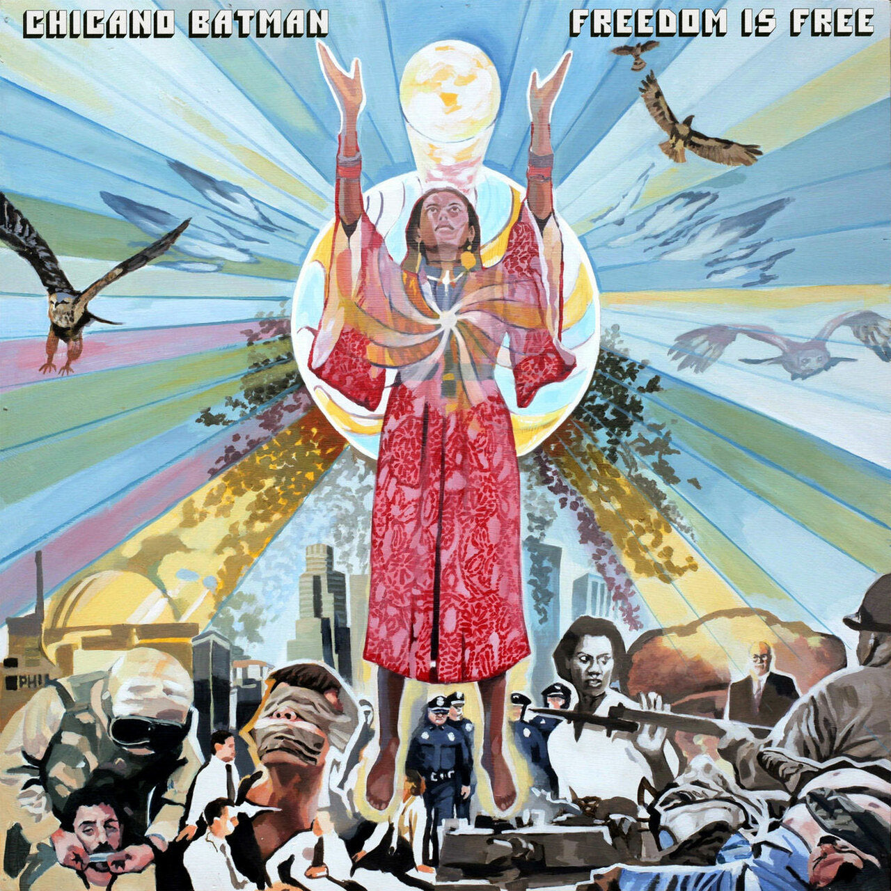 Chicano Batman - Freedom Is Free [Pink & Blue Vinyl]