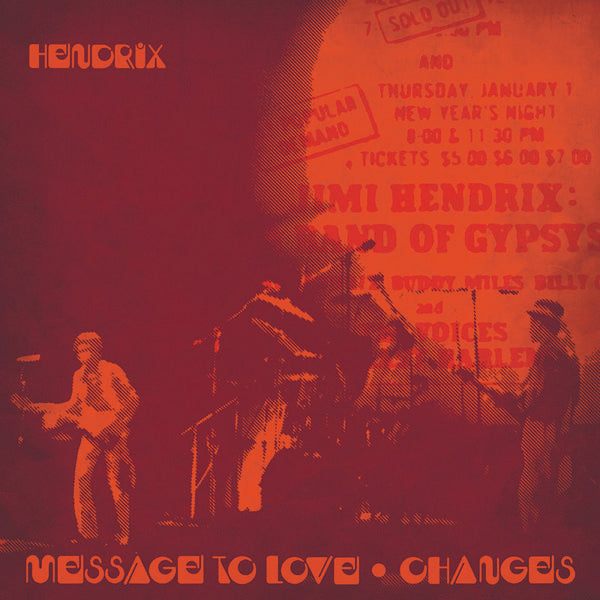Jimi Hendrix - Message To Love / Changes [7" Single] [Red & Yellow Splatter]