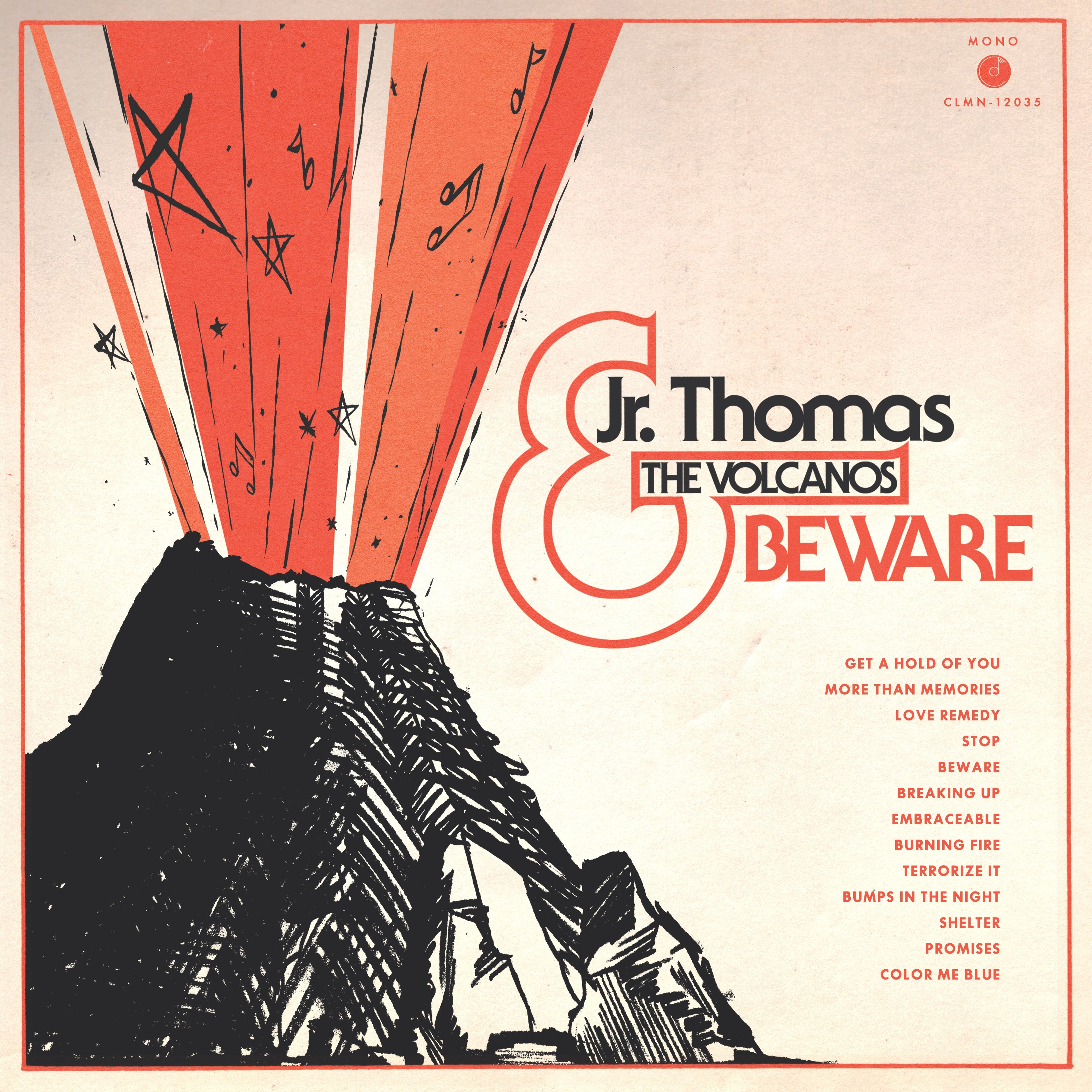 Jr. Thomas & The Volcanos - Beware [Orange Vinyl]
