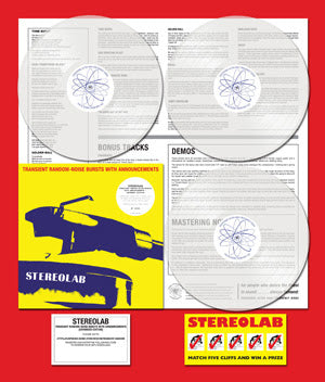 <b>Stereolab </b><br><i>Transient Random Noise-
Bursts With Announcements [Limited Clear Vinyl 3LP]</i>
